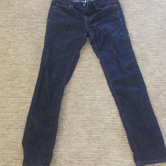 Dark wash straight leg jeans - Picture 1 of 3